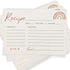 Printed Party Recipe Cards, Rainbow Boho Theme, Set of 50...