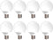 Sunco Lighting 8 Pack Vanity Globe Light Bulbs G25 LED for Indoor Bathroom Mirror Living Area, CRI92 3000K Warm White, Dimmable 450 LM, 6W, E26 Ba...