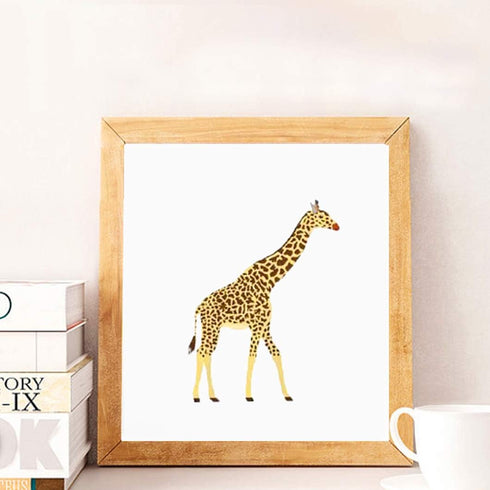 Rolin Roly 9Pcs Animal Painting Stencils Horse Drawing Stencil Forest Animals Painting Template Plastic Templates for DIY Project Giraffe Lion Tig...