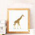 Rolin Roly 9Pcs Animal Painting Stencils Horse Drawing Stencil Forest Animals Painting Template Plastic Templates for DIY Project Giraffe Lion Tig...