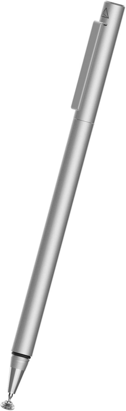 Adonit Droid (Silver) Universal Stylus, Disc Stylus Touch Screen Pens, Precision, Natural Writing/Drawing, Slim and Lightweight Compatible for All...