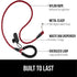 Gorilla Grip Heavy Duty Dog Leash, Soft Handle, Strong Reflective Rope for Night Pet Walking, Small Medium Large Animals, Durable Puppy Training L...
