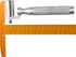 1.5" Stainless Steel Home Wallpaper Roofing Tools Seam Roller Wall Paper Construction Tool Seam Flat Roller Paint Tool...