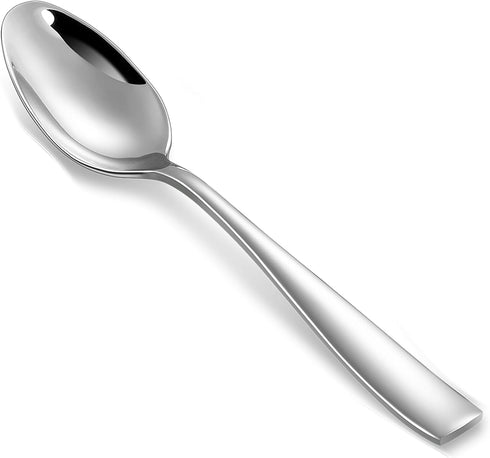 KEAWELL Premium 4-Piece Louis Spoon Set, 18/10 Stainless Steel, Set of 4, Fine Spoon Set with Squared Edge, Dishwasher Safe, Smooth and Solid (6.4...