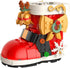 DIY Christmas Boots Building Set,240 Pieces,Toy Bricks,Mini Xmas Tree Building Block Gift, Pen Holder,Creative Design,Table Display...