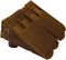 Downspout Gutter Guard - Eliminates Downspout Pipe Clogs from Leaves and Debris - 4-Pack (Brown)...