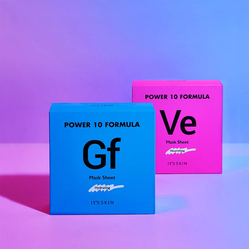 It'S SKIN Power 10 Formula VE Mask Sheet Set 10 Sheets | Hydrating Face Masks Moisturizing Face Mask Brightening Face Masks Soothing Face Mask | K...