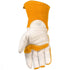 Caiman Premium Cow Grain MIG/Stick Welding Gloves, Cotton/Fleece Insulation, Kontour Design, White/Gold, X-Large (1434-6)...