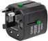 Monoprice Compact Cube Universal Travel Adapter, Supports International Power Outlets, Black...