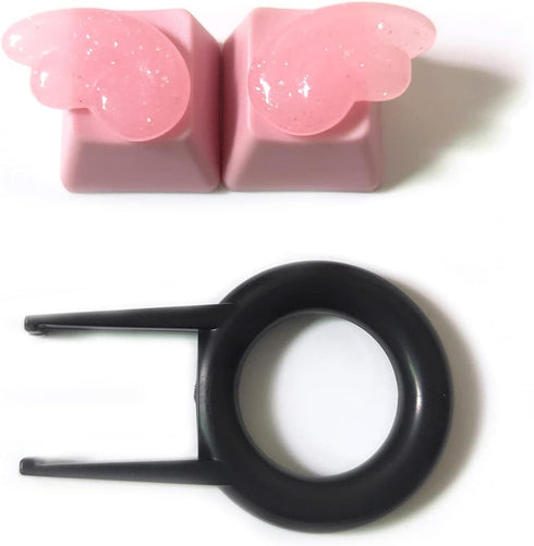 Handmade Cute Keycaps,Compatible with Cherry MX Switches Mechanical Keyboard Pink PBT Keycap,Computer Gaming Keyboards Key Caps,Artisan ESC OEM Pr...