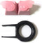 Handmade Cute Keycaps,Compatible with Cherry MX Switches Mechanical Keyboard Pink PBT Keycap,Computer Gaming Keyboards Key Caps,Artisan ESC OEM Pr...