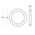 uxcell Silicone O-Rings, 13mm OD 10mm ID 1.5mm Width VMQ Seal Gasket for Compressor Valves Pipe Repair, White, Pack of 100...