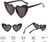 7 Pcs Love Heart Shaped Sunglasses Bachelorette Party Sunglasses Bridesmaid Bride Heart Sunglasses...