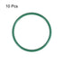 uxcell Fluorine Rubber O-Rings, 57mm OD 50.8mm ID 3.1mm Width FKM Seal Gasket for Machinery Plumbing, Green, Pack of 10...