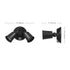 Globe Electric 240 W Twin Head Black Hardwired Automatic Dusk to Dawn Security Flood Light, Spotlight, Outdoor, Outside House Lights...