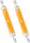 15W 118mm R7S LED Bulbs(2 Pack) 150W Halogen Enquivalent J-Type 120V Dimmable T3 R7s Base Double Ended Flood Light 3000K Warm White for Landscape ...