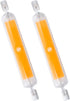 15W 118mm R7S LED Bulbs(2 Pack) 150W Halogen Enquivalent J-Type 120V Dimmable T3 R7s Base Double Ended Flood Light 3000K Warm White for Landscape ...