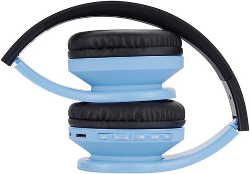 PowerLocus Bluetooth Headphones for Kids, Wireless Foldable Headphones Over Ear, Headphone with Microphone, 85DB Volume Limit, Wireless and Wired ...