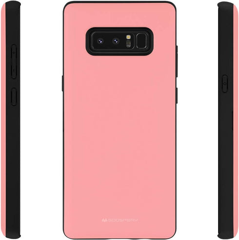 GOOSPERY Galaxy Note 8 Wallet Case with Card Holder, Protective Dual Layer Bumper Phone Case (Pink)...