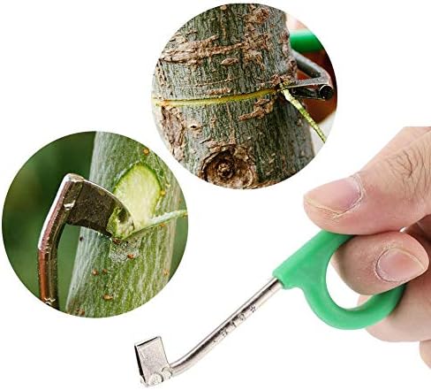 Ring Barking Cutter, Manganese Steel Garden Fruit Tree Grape Pruning Tools Scissor Girdling Knife,Ring Barking Cutter Scissor Girdling Knife...