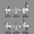 Air Tool Swivel Fitting 4Pcs 1/4 Inch NPT Industrial Swivel 360 Degree Swivel Air Hose Connector Portable Air Tool Adapter...