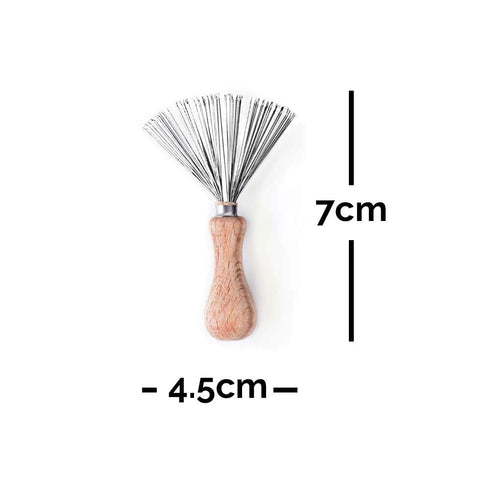 ZEUS Brush Cleaning Rake - Best Hair Removal Tool for Everyday Beard Brush Cleaning & Maintenance – MADE IN GERMANY...