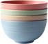 greenandlife Lightweight & Unbreakable Wheat Straw Bowl - Noodle Fruit Soup Bowl Rice Bowls Dishwasher Microwave Safe Cereal Bowl sets 4pcs...