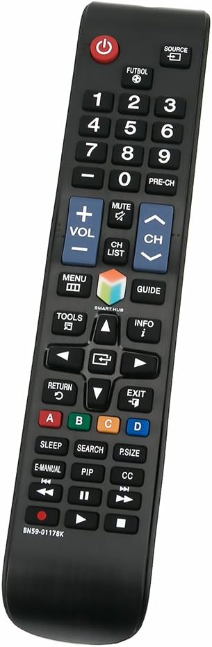BN59-01178K Replace Remote fit for Samsung TV UN32H4303AH UN55ES6100 UN40FH5303F UN48H4203 UN32H4303AH UN55H6103AF UN48H4253 UN40H4203 UN55H6103AF...