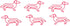 Dog Dachshund Shaped Paper Clips Great for Paper Clip Collectors or Dog and Pet Lovers (Style #2) (Pink 100 Count)...