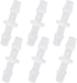 Plastic Hose Barb Fitting, 1/4" x 1/4" Pipe Connectors, Barbed Splicer Mender Joint Adapter Union Fitting, 6 Pcs...