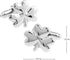 3 Three Leaf Clover Shamrock Irish Ireland Pair Cufflinks in a Presentation Gift Box & Polishing Cloth...