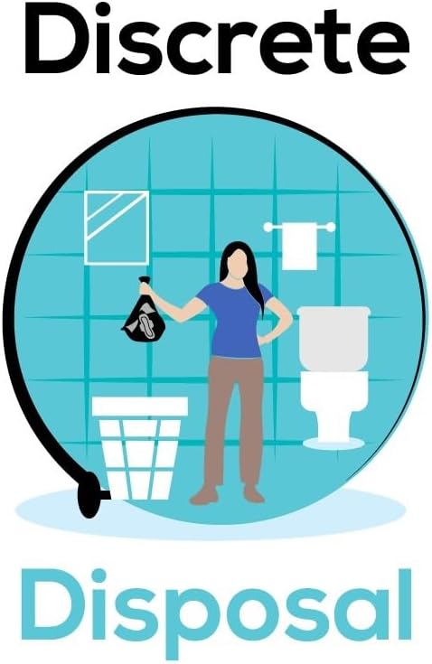 Discrete Disposal Bags - Pop Up Box Design, Sanitary disposal bags feminine and personal use...