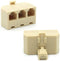 Modular Telephone Splitter Adapter RJ11 6P4C Snap-In Male to Female 3-Way Line Socket Triplex Divider Connector RJ11 Phones Plug Jack Cord Cable W...