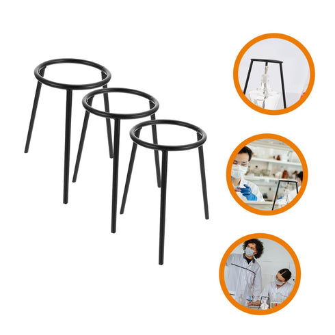 Ciieeo 3Pcs Experiment Tripod Stand Education Tripod Stand lab Tripod Stand for School Tripod Holder for School Experiment Tripod Holder Alcohol B...