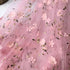 35"x51" Tulle Fabric by Yard Flower Embroidery Mesh Lace Fabric Soft Tulle Lace Fabric for DIY Clothing Dress Design Women Gown Wedding Dress Curt...
