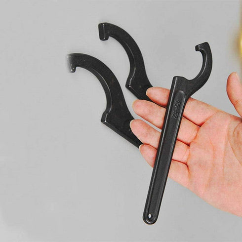 C Hook Spanner Wrench Square Hook Wrenches Chuck Multi-Function Adjustment Bike Motorcycle Shock Spanner Hand Tool 38-42mm...