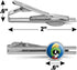 Looney Tunes Marvin The Martian Round Tie Bar Clip Clasp Tack Silver Color Plated...