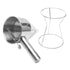 Batter Dispenser, Multipurpose 40oz Stainless Steel Pancake Batter Funnel Dispenser with Stand Great for Pancakes, Cupcakes, Waffles or Any Baked ...
