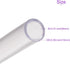 DMiotech 8mm ID 10mm OD Clear PVC Tube Flexible Transparent Hose Vinyl Tubing for Water,Air, Oil Tube,3.28ft Length...
