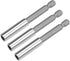 uxcell 3 Pcs 1/4 Inch Hex Shank by 3 Inch Magnetic Bit Holder Extension, Quick Release Screwdriver Drill Bit Power Tool...