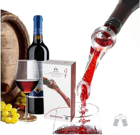LEMONSODA Wine Aerator Pourer - Essential Wine Aerator Pourer Spout Clear...