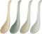 Asian Soup Spoons Chinese Ceramic Soup Spoon Set of 4 Porcelain Ramen Soup Spoons Dinner Spoons for Dumpling Ramen Cereal Appetizer Noodles Udon P...