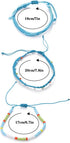 Boho Anklet Layered Beaded Anklet Bracelets Rope Ankle Chain Summer Beach Foot Jewelry for Women (Blue)...