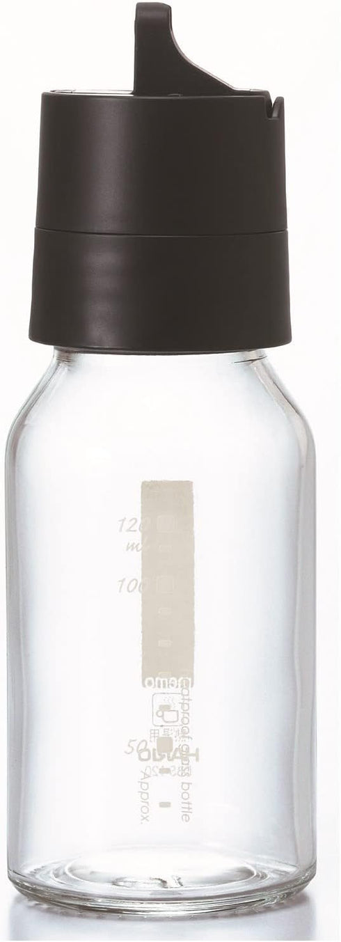 Hario Flip-Top Dressing Bottle, 120ml, Black...
