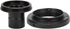 Zyyini Microscope Lens Adapter, Aluminium Alloy Black 23.2mm T-Mount Microscope to for Nikon F-Mount SLR Camera Biological Microscope Adapter Ring...