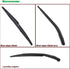 Rear Windshield Wiper Blade and Arm Replacement for VOLVO XC90 2011-2014 XC60 2011-2017 Back Windscreen Wiper...