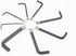 8pcs Allen Wrenches Set, 1.5-6 mm Hex Key Key Chain Set, Portable L Shape Bike Allen Wrench Repair Tool...