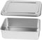 Box Covered Baking Tray Stainless Steel Bakeware Baking Pan with Lid Bread Baking Pan Cake Pan with Lid Bread Oven Stainless Steel Baking Pan Brea...