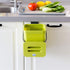 Food Waste Basket Bin for Kitchen, Odor-Free Food Scrap Container,Small Countertop Compost Bin with Lid, Mini Garbage Can Wall Mounted Trash Can, ...