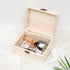 (1-Pack Unfinished Unpainted Wooden Box with Hinged Lid for Crafts DIY Storage Jewelry Plain Pine Box - Small 6.7"x5.1"x3.1"...